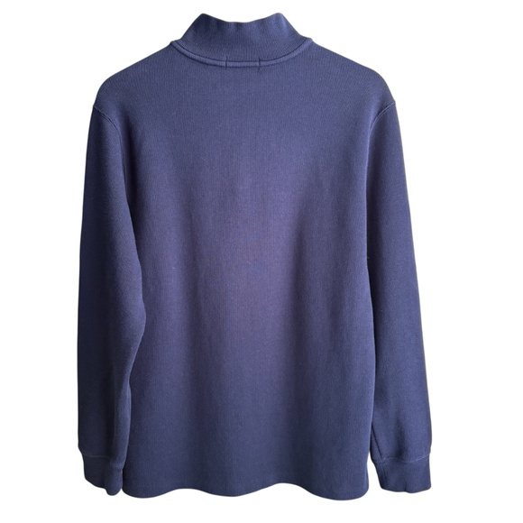 Polo Ralph Lauren Estate-Rib Cotton Quarter-Zip Pullover Sweater Size XL Preppy - Picture 6 of 7